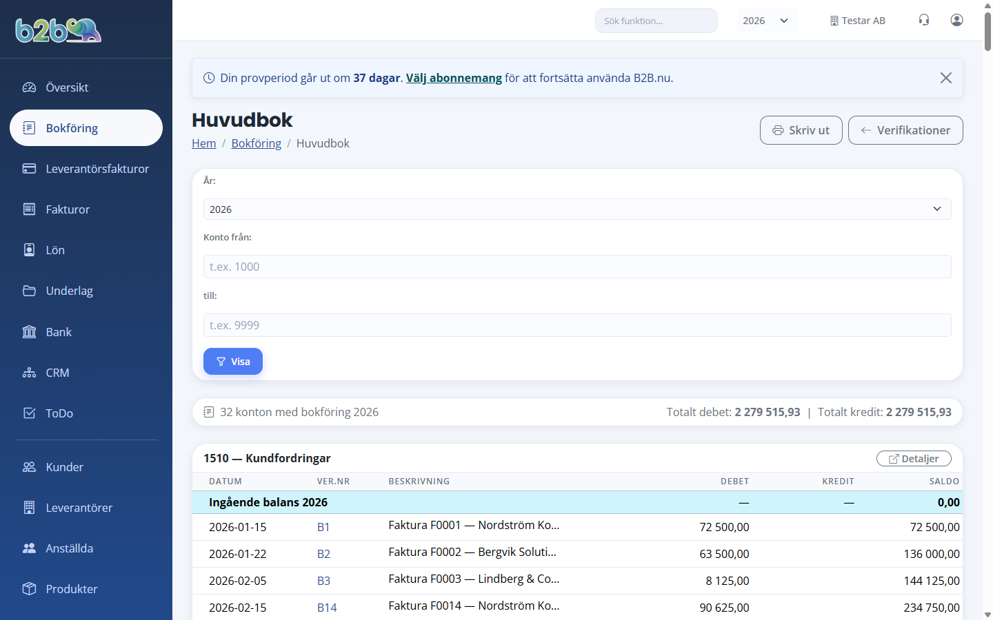 Huvudboken