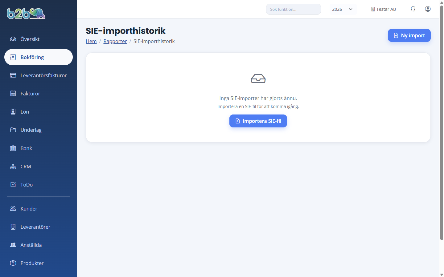Importhistorik