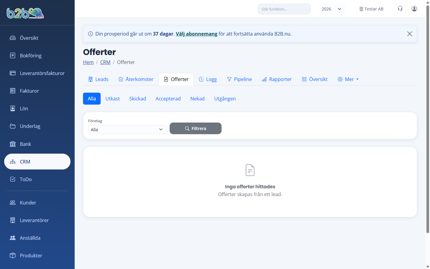 Offerter