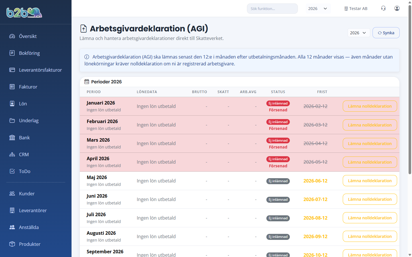 Arbetsgivärdeklaration (AGI)